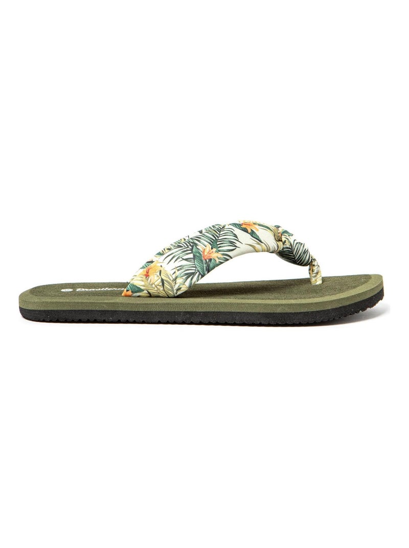 Infradito donna suola in gomma Verde scuro - Kiabi