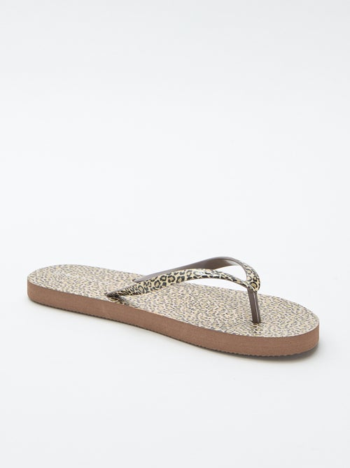 Infradito leopardate - Kiabi