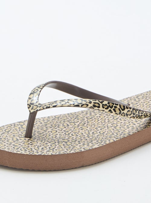 Infradito leopardate - Kiabi