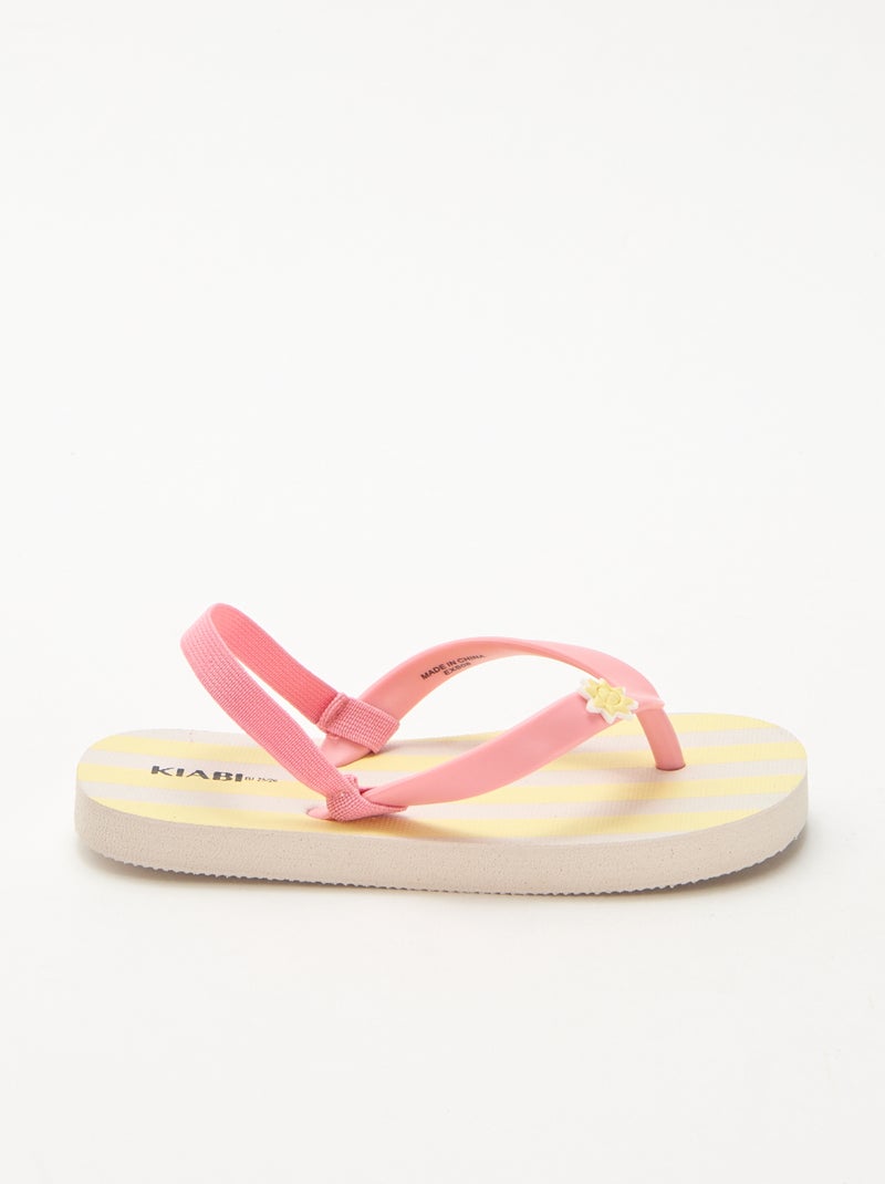 Infradito per bambina Giallo - Kiabi