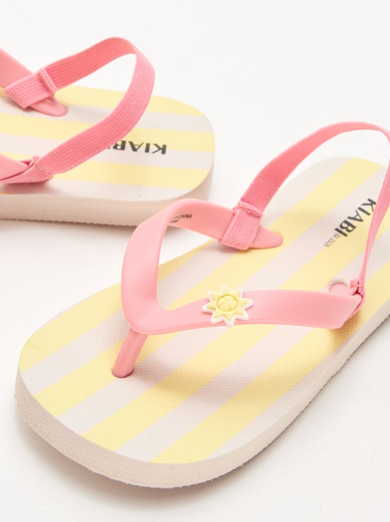 Infradito per bambina Giallo - Kiabi
