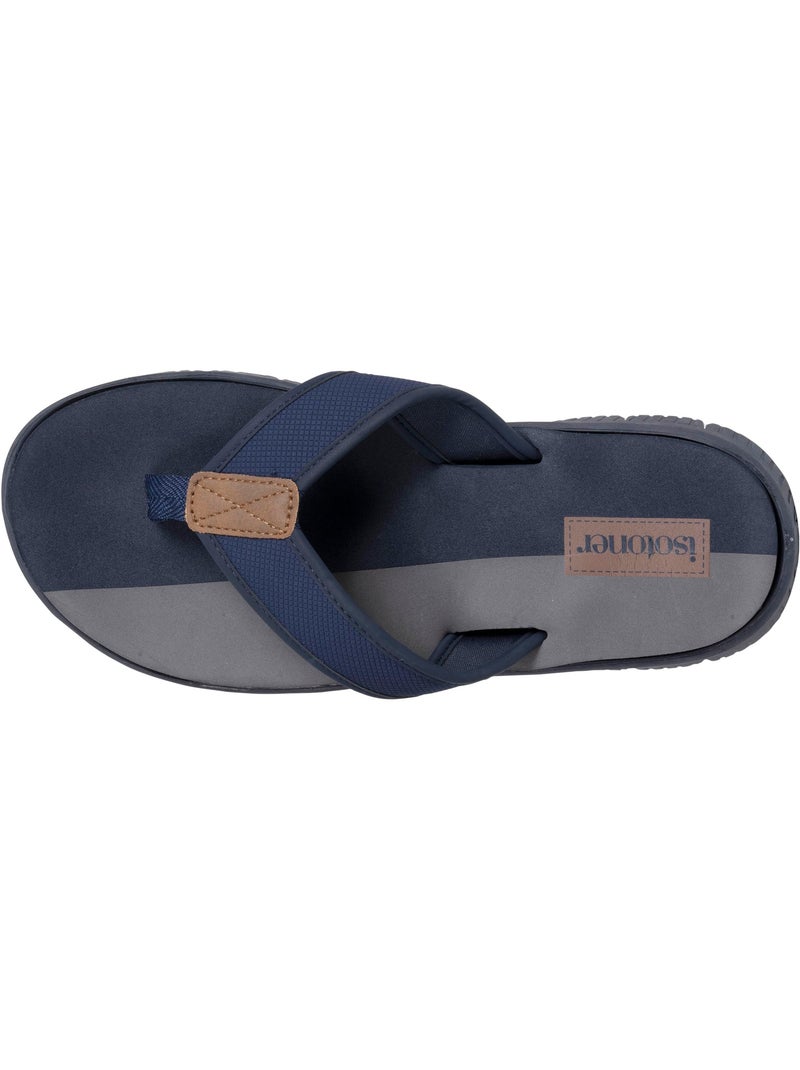 Infradito Sandali estivi da spiaggia, suola in Eva leggera e confortevole  Isotoner Blu marino - Kiabi