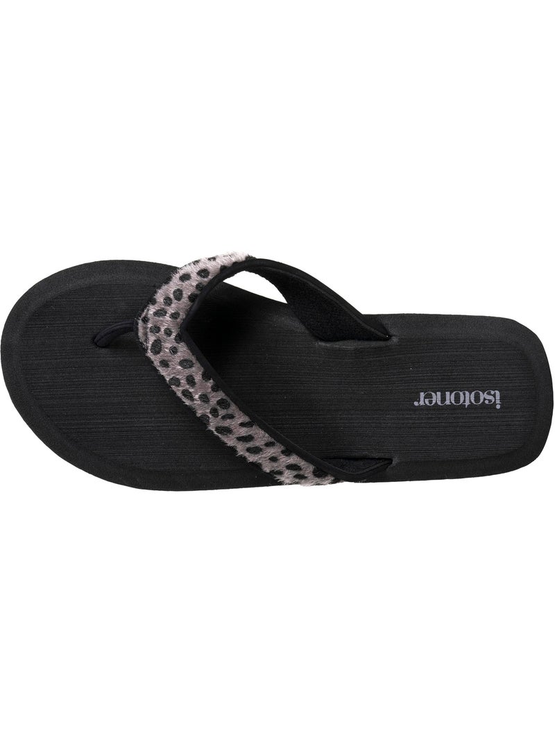 Infradito Sandali estivi da spiaggia, suola in Eva leggera e confortevole  Isotoner Nero Marrone - Kiabi