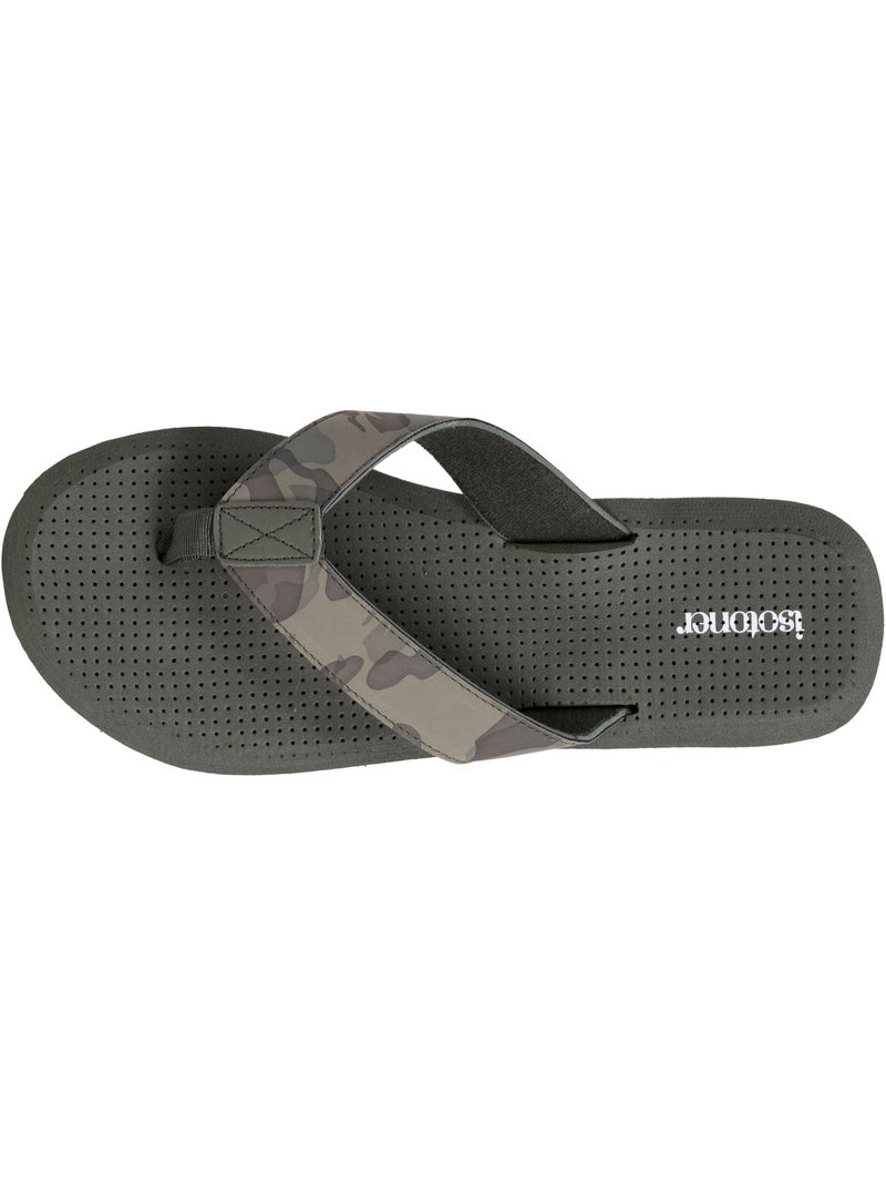 Infradito Sandali estivi da spiaggia, suola leggera e confortevole  Isotoner Verde kaki - Kiabi