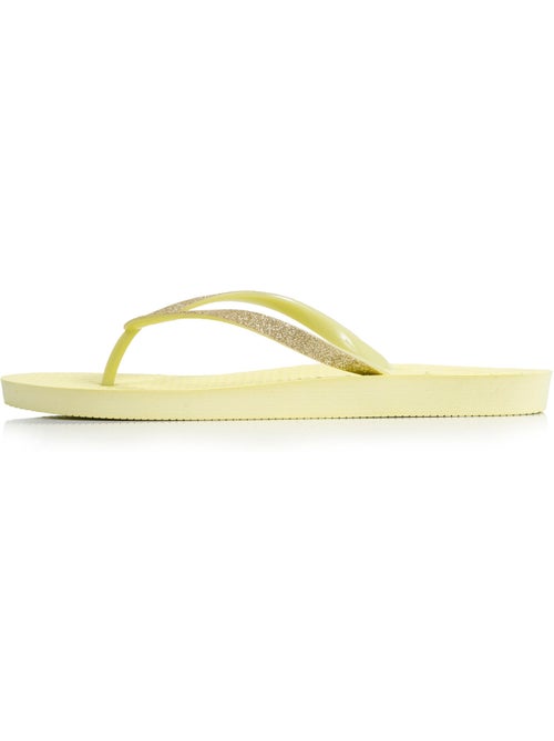 Infradito soletta con tecnologia everywear, tomaia glitterata, comfort ottimale, - Kiabi