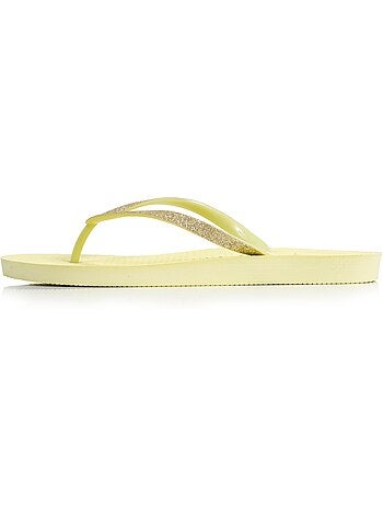 Infradito Soletta con tecnologia everywear, Tomaia glitterata, Comfort ottimale, Isotoner
