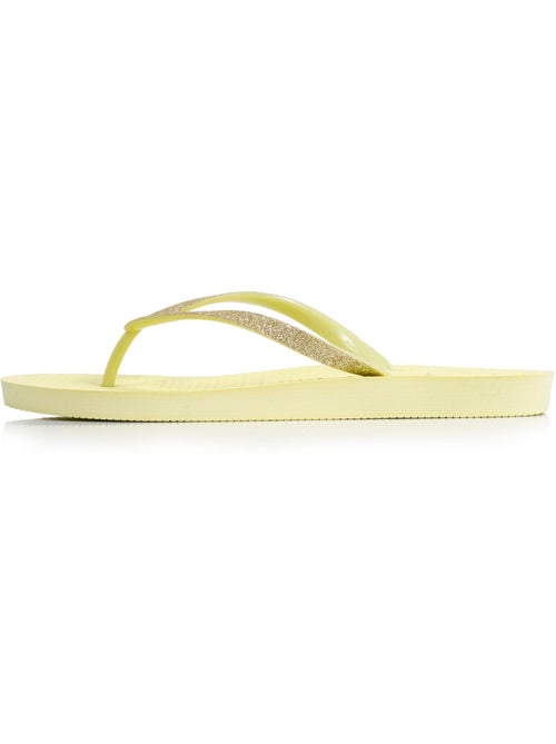 Infradito Soletta con tecnologia everywear, Tomaia glitterata, Comfort ottimale, Isotoner - Kiabi Infradito Soletta con tecnologia everywear, Tomaia glitterata, Comfort ottimale, Isotoner - Kiabi