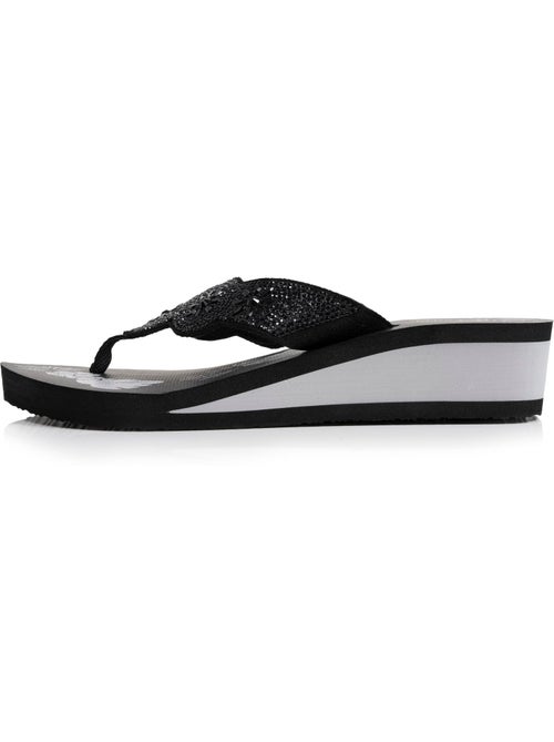 Infradito tacco di 4 cm, suola comoda e leggera, sandalo da spiaggia, sandalo da - Kiabi