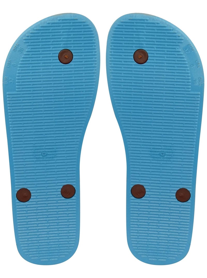 Infradito unisex Brasileras suola in gomma antiscivolo Blu Marrone - Kiabi