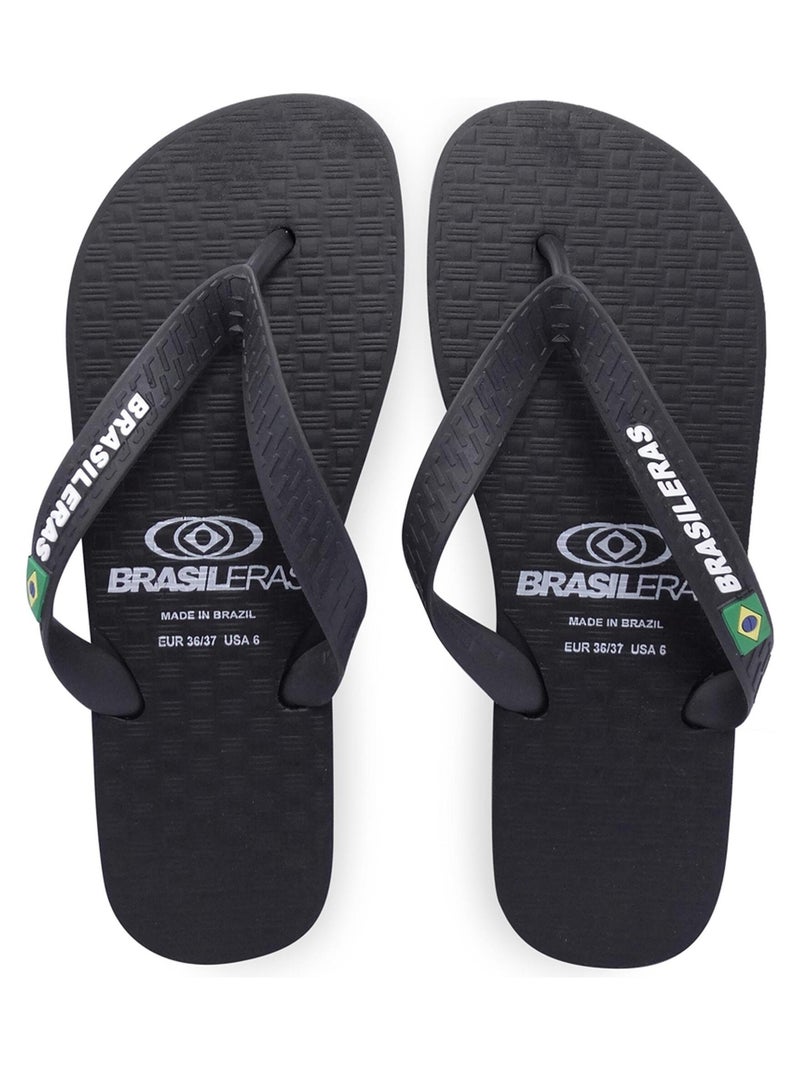 Infradito unisex Brasileras suola in gomma antiscivolo Nero - Kiabi
