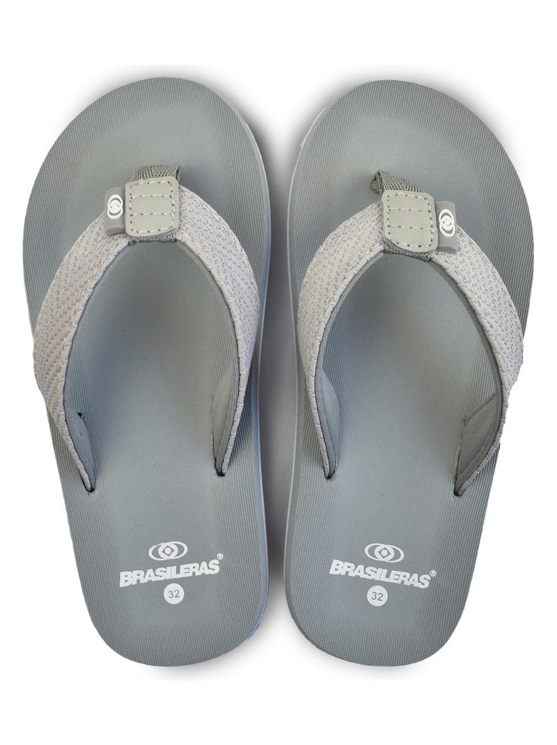 Infradito unisex Brasileras suola in gomma Grigio - Kiabi