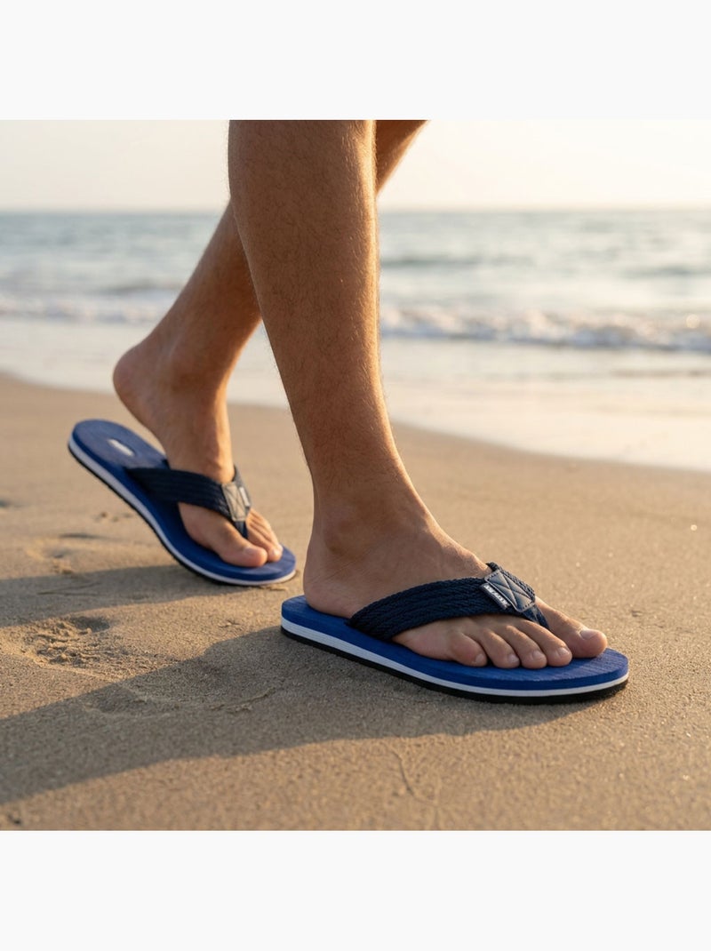 Infradito Uomo Comfort Multi-Densità Suola Spessa Antiscivolo OZABI Blu - Kiabi