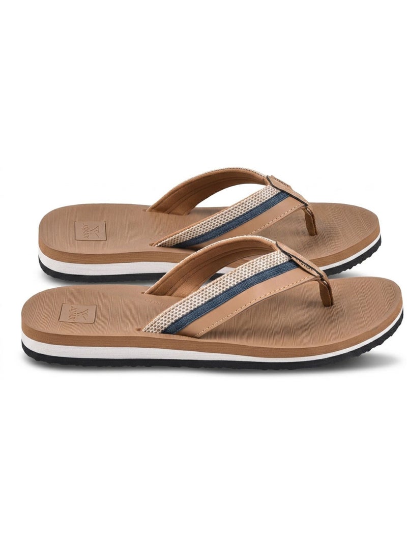 Infradito Uomo Comfort Multi-Densità Suola Spessa Antiscivolo OZABI Cammello - Kiabi