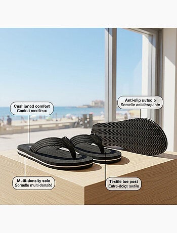 Infradito Uomo Comfort Multi-Densità Suola Spessa Antiscivolo OZABI