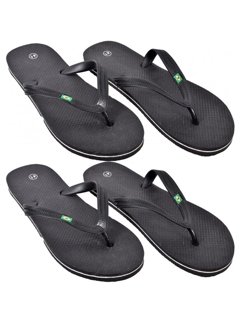 Infradito Uomo Moda - Confezione da 2 Nero - Kiabi