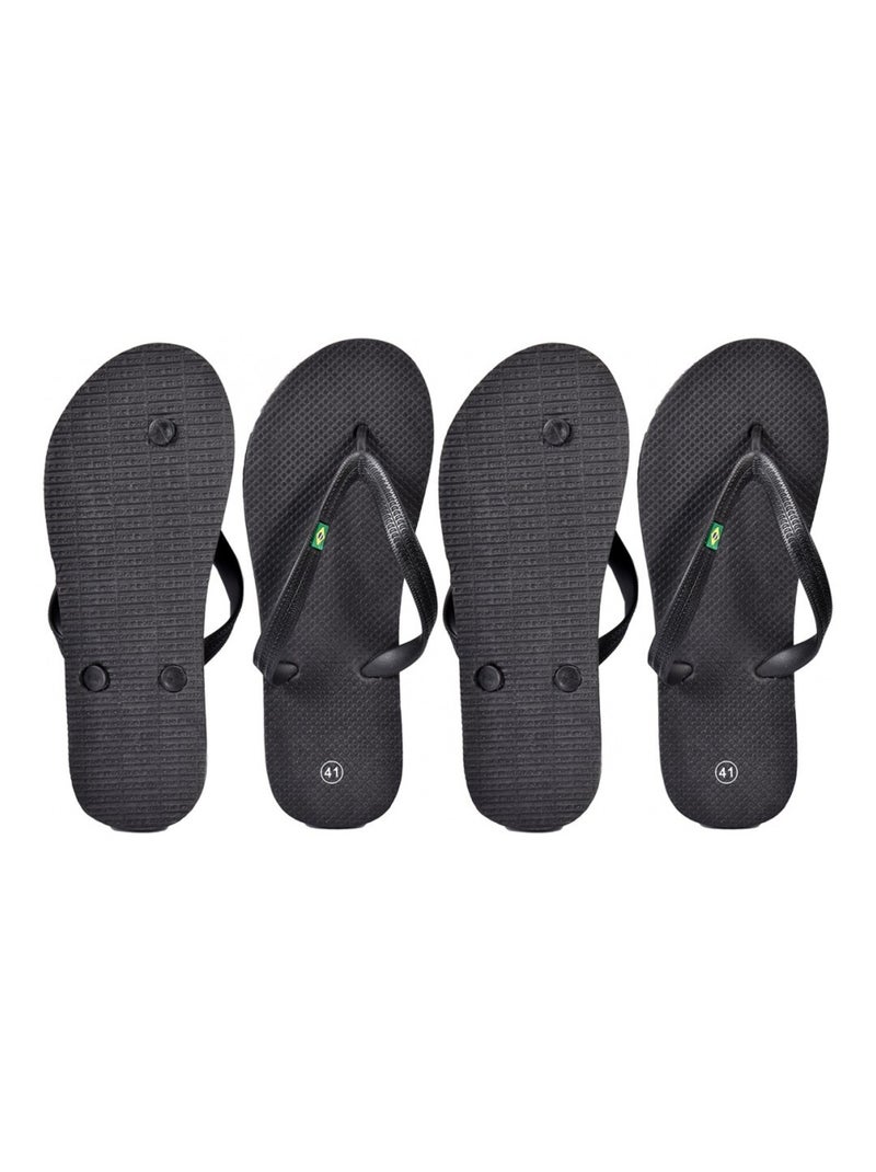 Infradito Uomo Moda - Confezione da 2 Nero - Kiabi