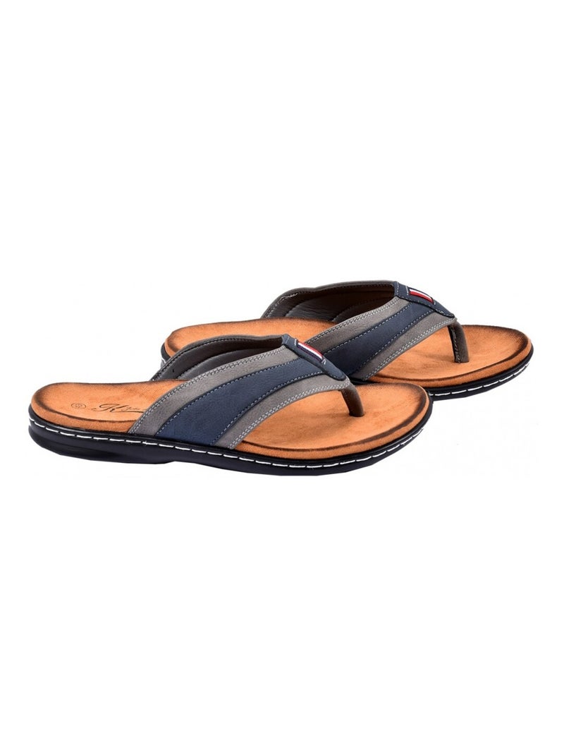 Infradito Uomo PREMIUM Blu marino - Kiabi