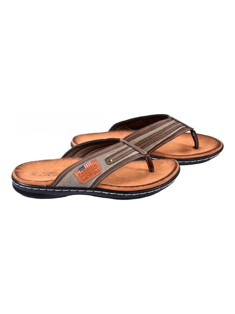 Infradito Uomo PREMIUM Marrone - Kiabi