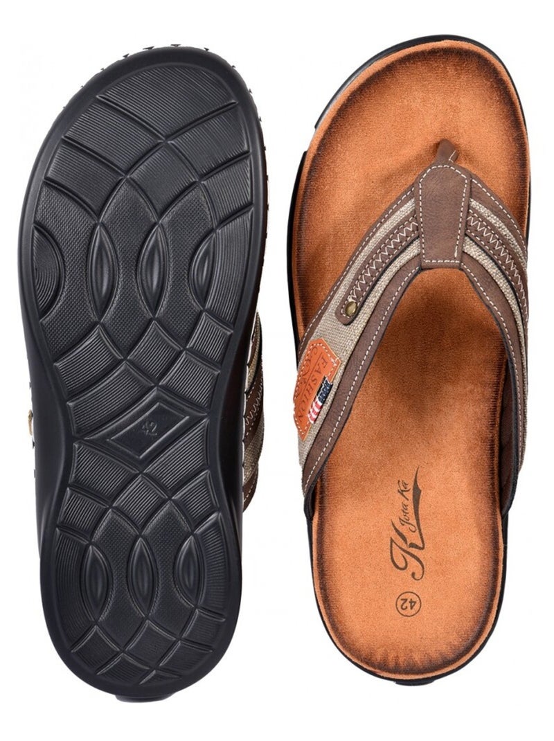 Infradito Uomo PREMIUM Marrone - Kiabi