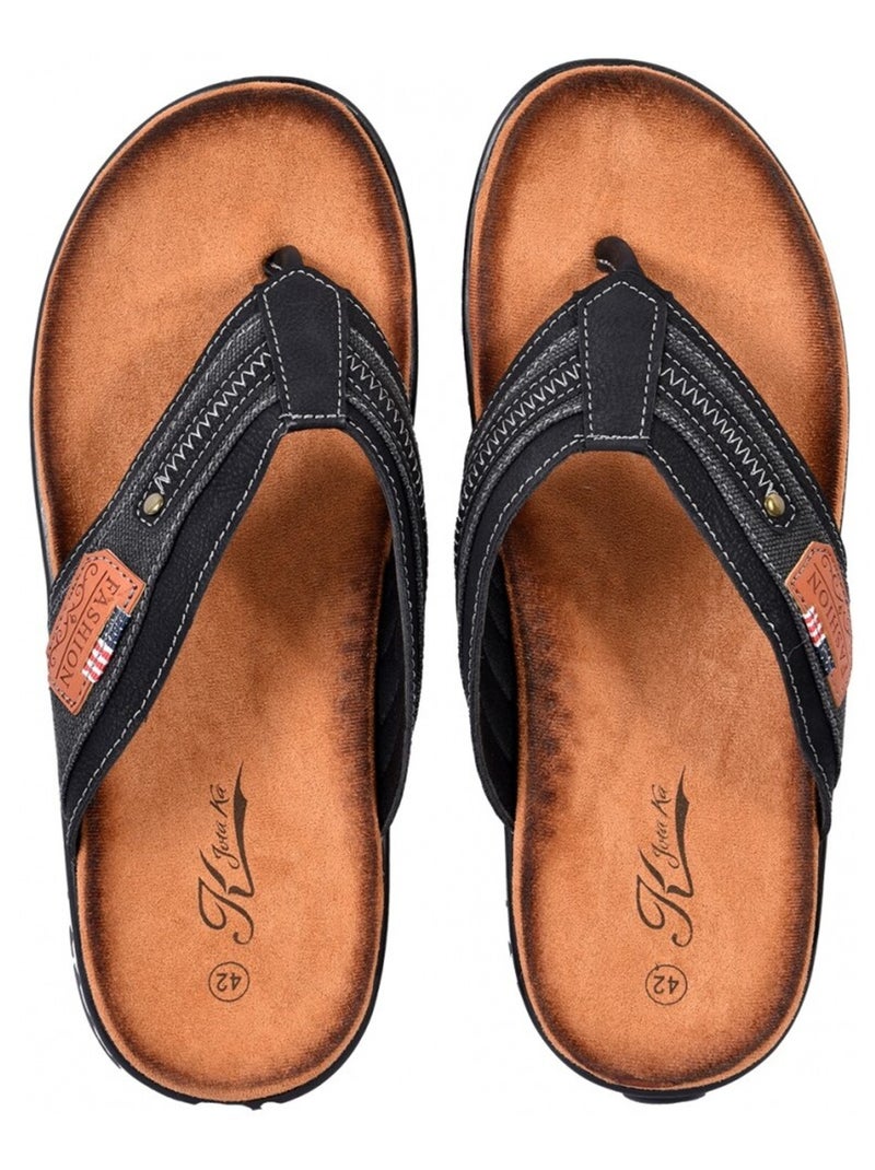 Infradito Uomo PREMIUM Nero - Kiabi