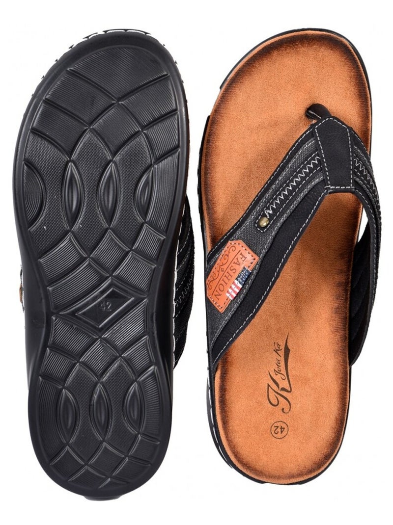 Infradito Uomo PREMIUM Nero - Kiabi