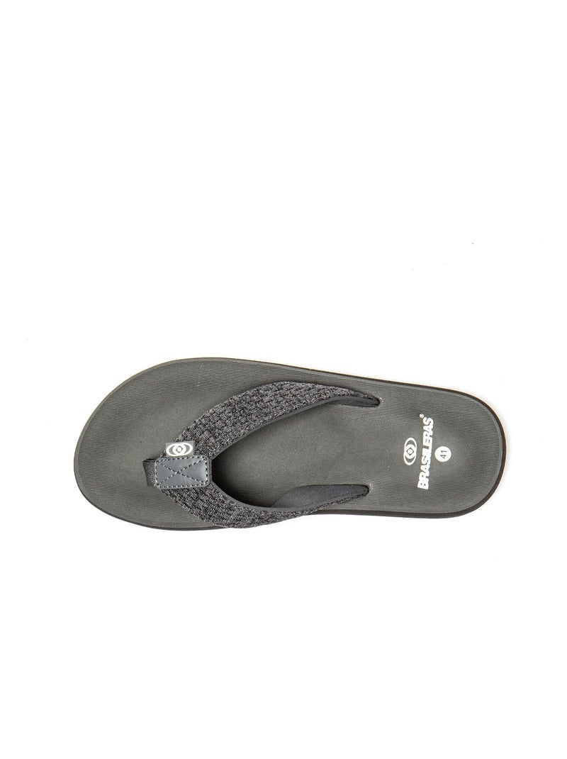 Infradito uomo suola in gomma Grigio grigio - Kiabi