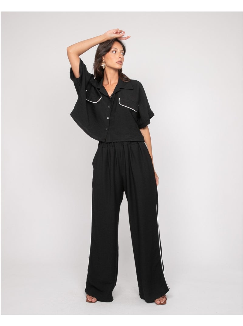 Insieme camicetta e pantalone EPAVIA Nero - Kiabi