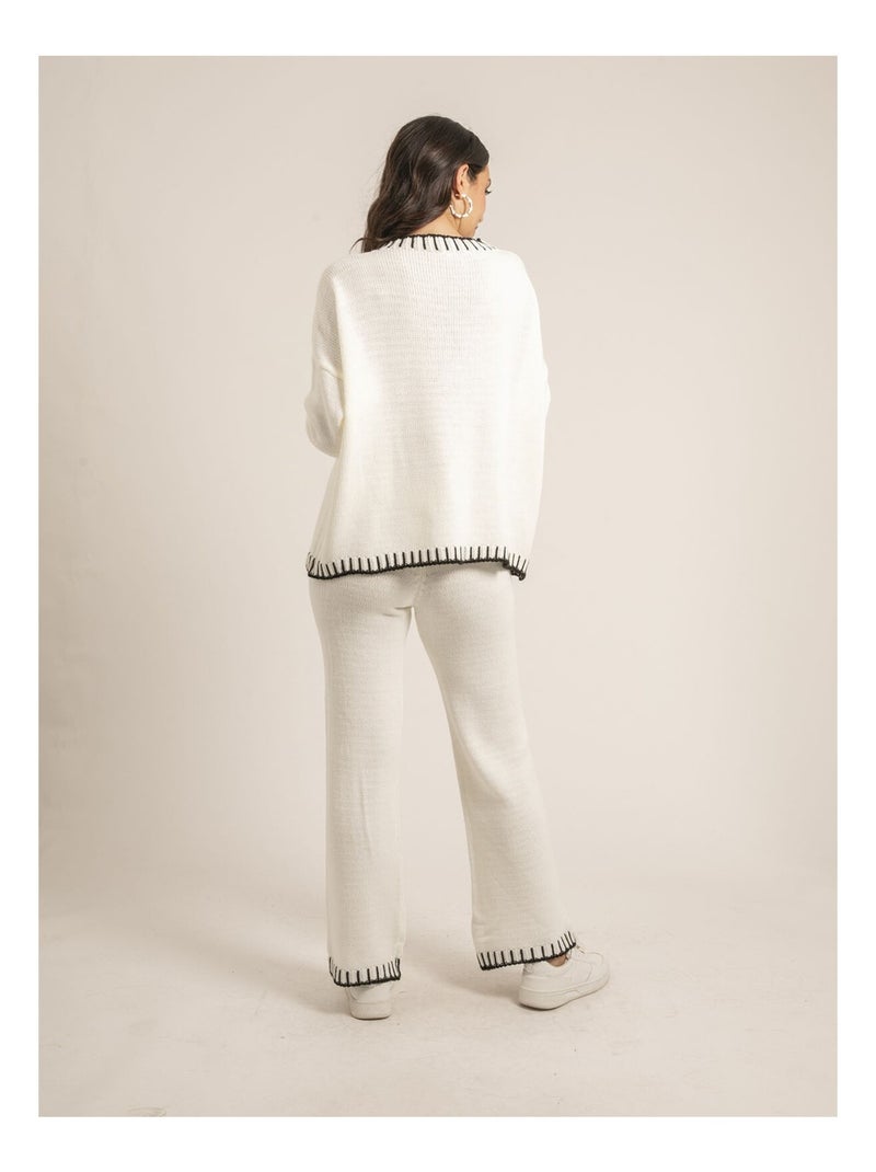 Insieme in maglia EMONY Bianco - Kiabi