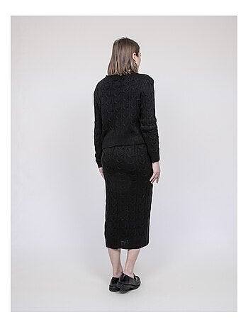 Insieme in maglia pull + gonna XALABA