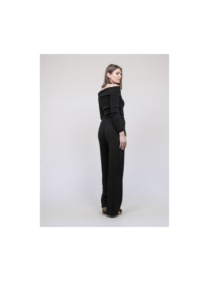 Insieme pantalone a costine ECHALA Nero - Kiabi
