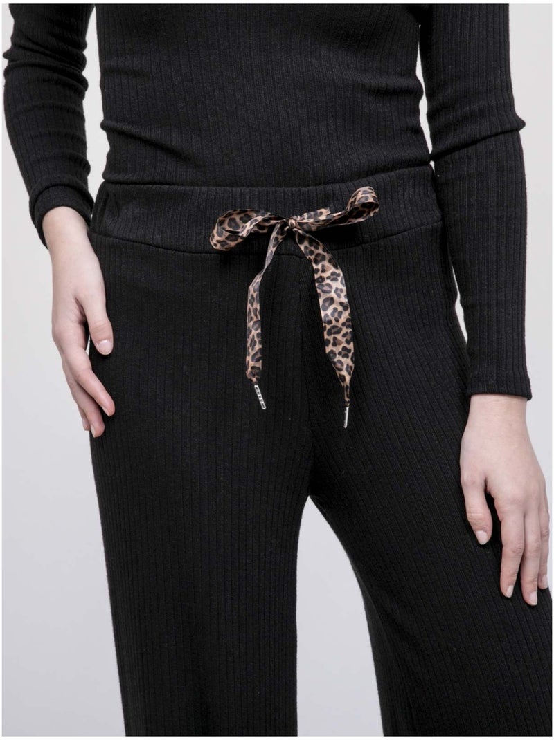 Insieme pantalone a costine ECHALA Nero - Kiabi