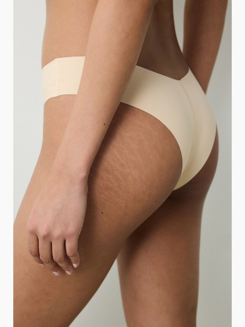 Invisibile taglio laser forma a v penti Arancione chiaro - Kiabi