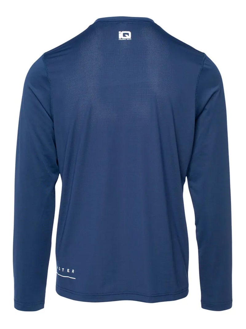 IQ Estise Maglietta Corsa Manica Lunga Uomo Blu - Kiabi