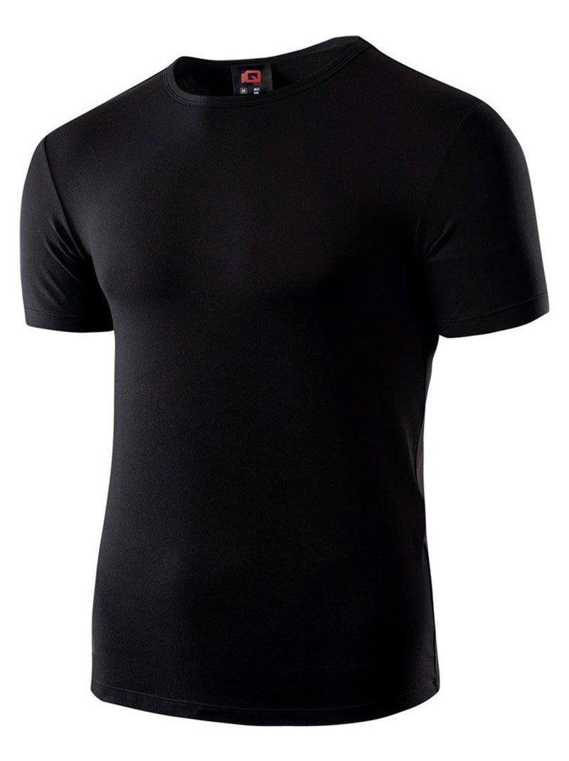 IQ Mily Canotta Logo Uomo Nero - Kiabi