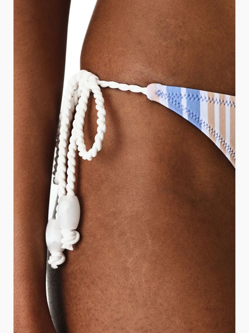 Irene slip bikini a righe a vita media penti - Kiabi Irene slip bikini a righe a vita media penti - Kiabi