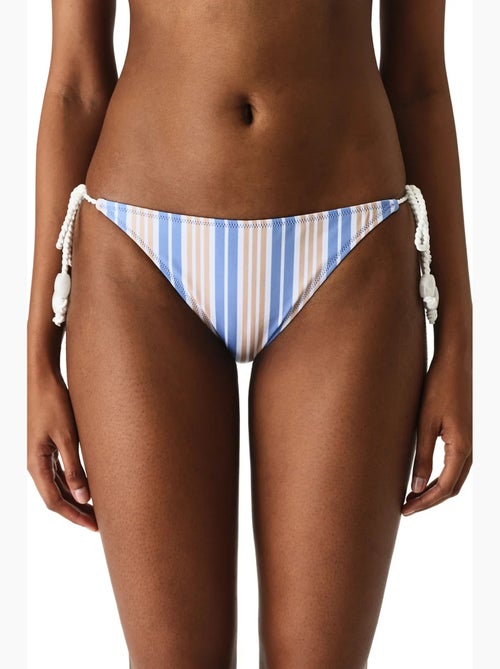 Irene slip bikini a righe a vita media penti - Kiabi Irene slip bikini a righe a vita media penti - Kiabi