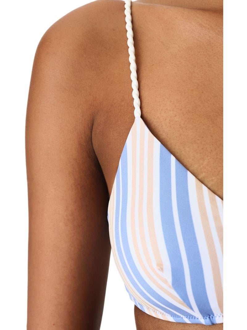Irene top bikini a righe penti Blu cielo - Kiabi