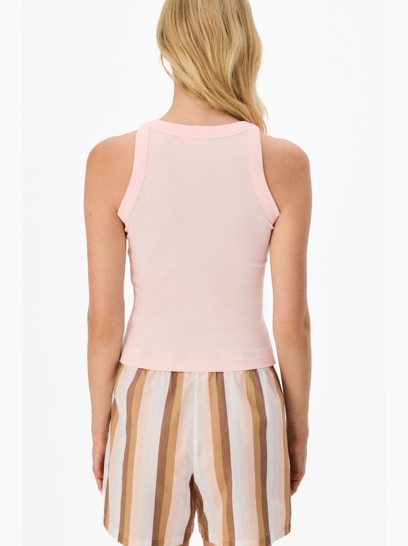 Isla set pigiama shorts a righe penti Bianco - Kiabi