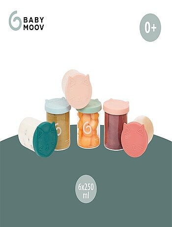 Isy Bowls - 6 vasetti in vetro da 250 ml “Babymoov”
