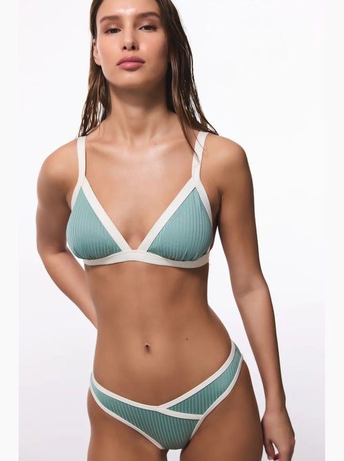 Ivy top bikini a triangolo penti - Kiabi Ivy top bikini a triangolo penti - Kiabi