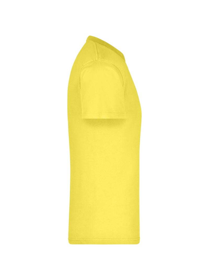 James and Nicholson Maglietta Girocollo Adulto Unisex Giallo - Kiabi