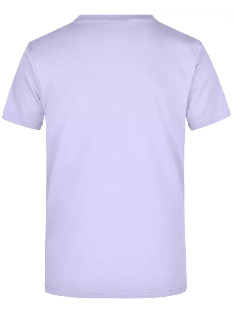 James and Nicholson Maglietta Girocollo Adulto Unisex Viola - Kiabi