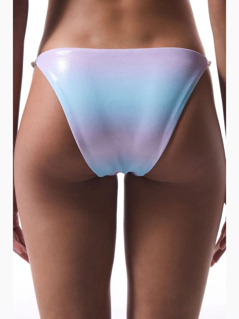 Jamie slip bikini con perline penti Blu pastello - Kiabi