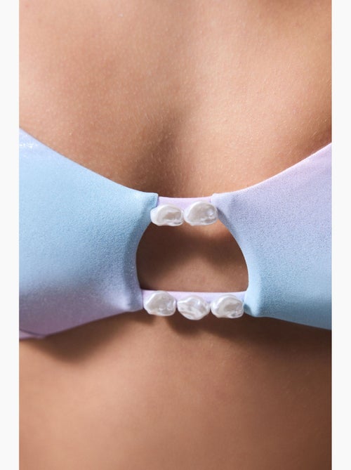 Jamie top bikini con perline penti - Kiabi Jamie top bikini con perline penti - Kiabi