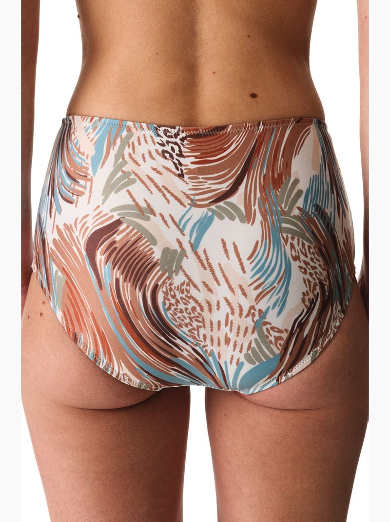 Janet slip bikini a vita alta penti Sabbia - Kiabi