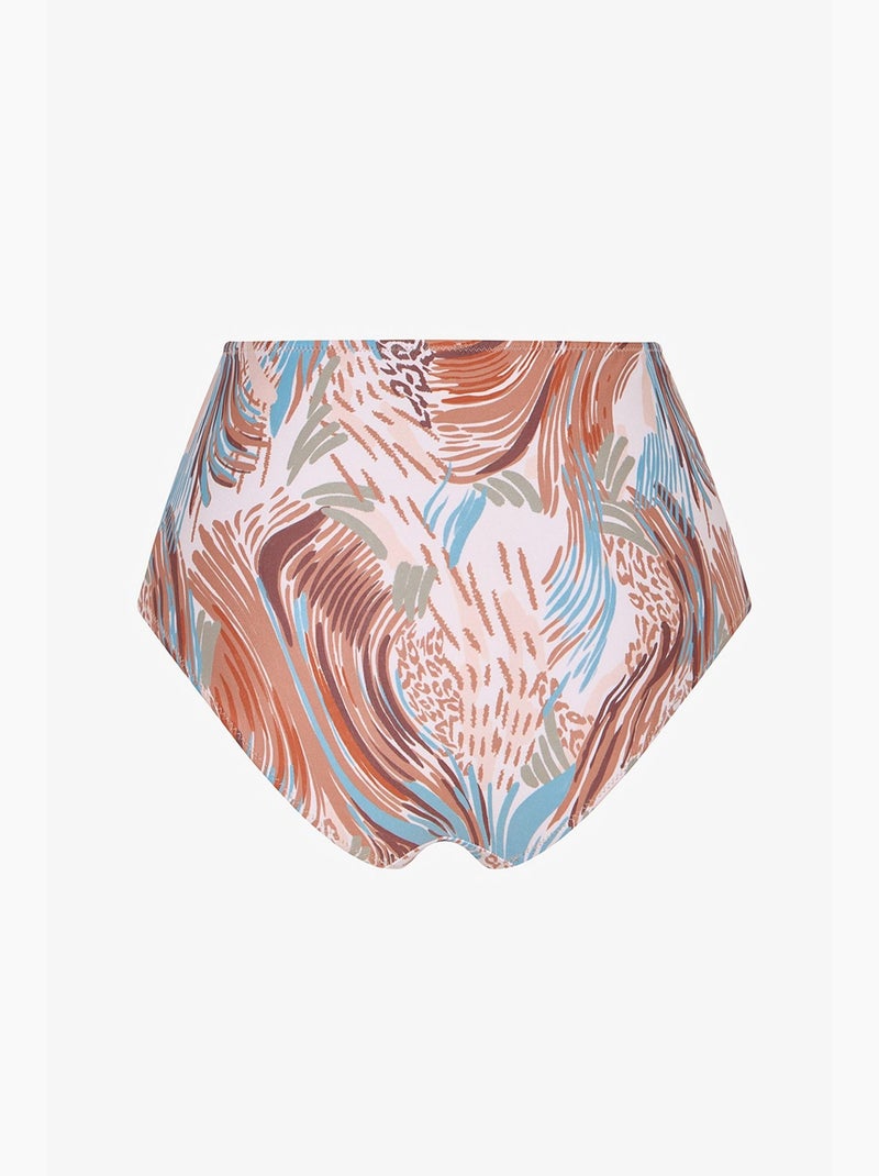 Janet slip bikini a vita alta penti Sabbia - Kiabi