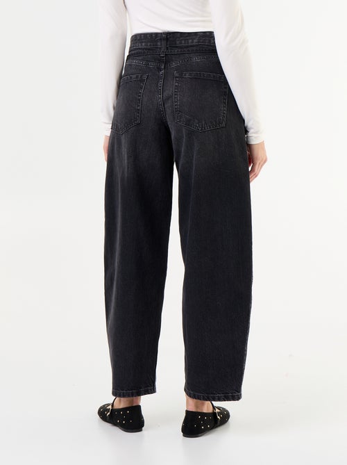 Jean barrel con cintura da annodare - Kiabi