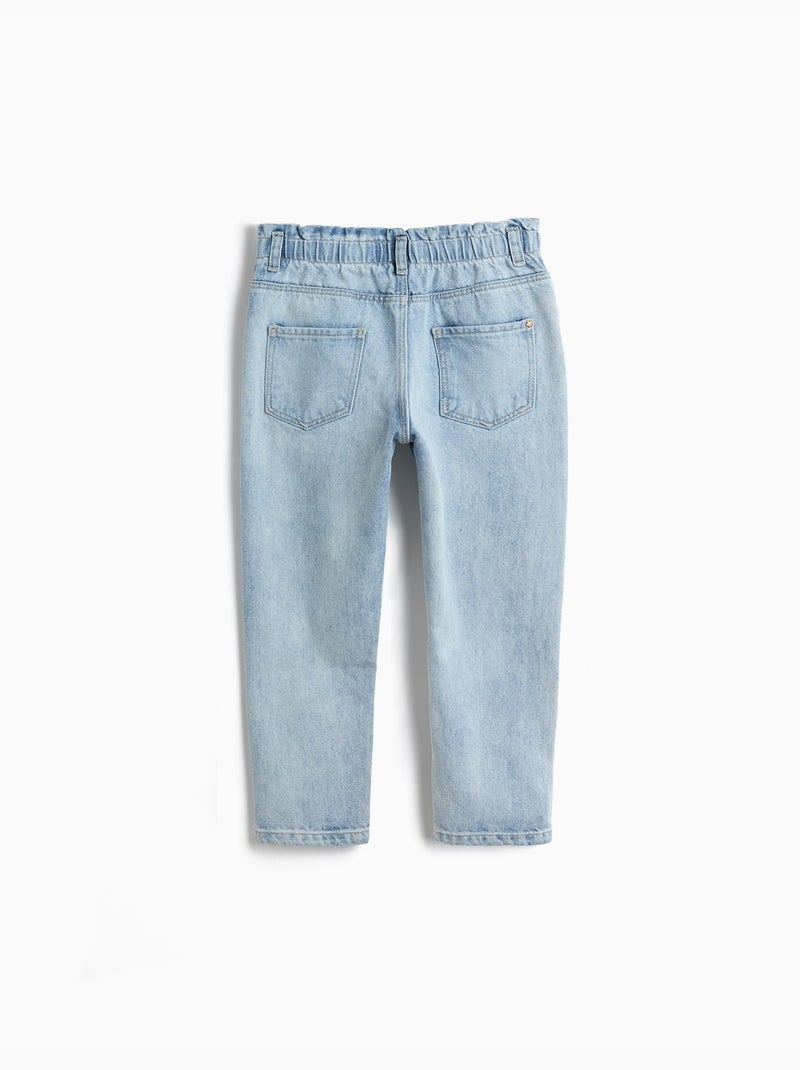 Jeans a borsa di carta, mo fashion Blu - Kiabi