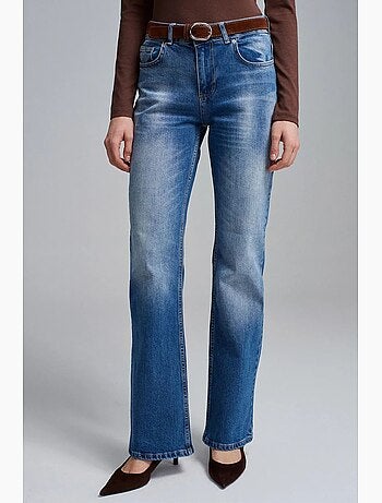 Jeans a gamba dritta a vita bassa dilvin
