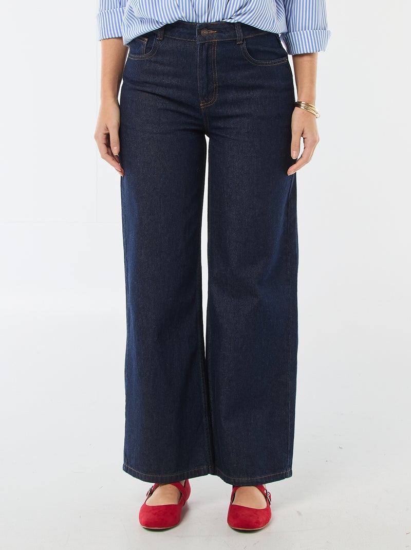 Jeans a gamba larga Blu - Kiabi